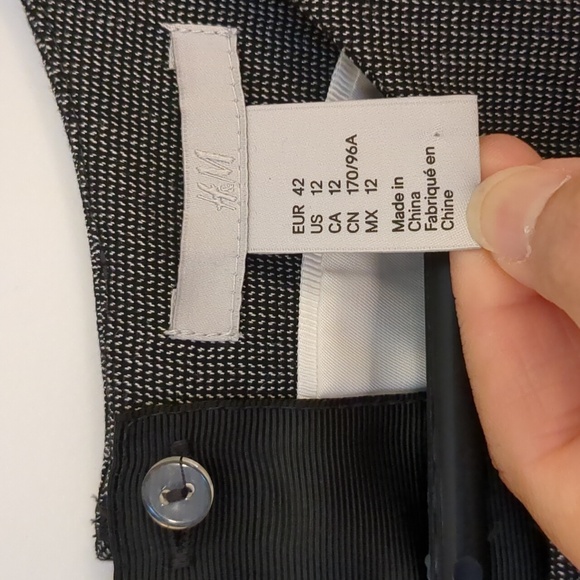 3/$25 H&M gray office sheath dress - Picture 3 of 4